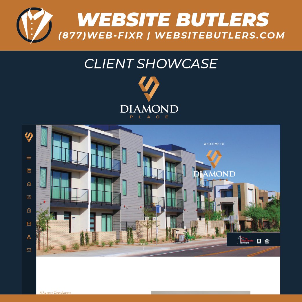 ButlersWebsite's tweet photo. We helped create this landing page for Diamond Place on Hardy. We worked with their branding partners on this one for a flawless execution. Big thanks to our friends over at CLYint for the alley oop! https://t.co/dBHFNtlwYI
