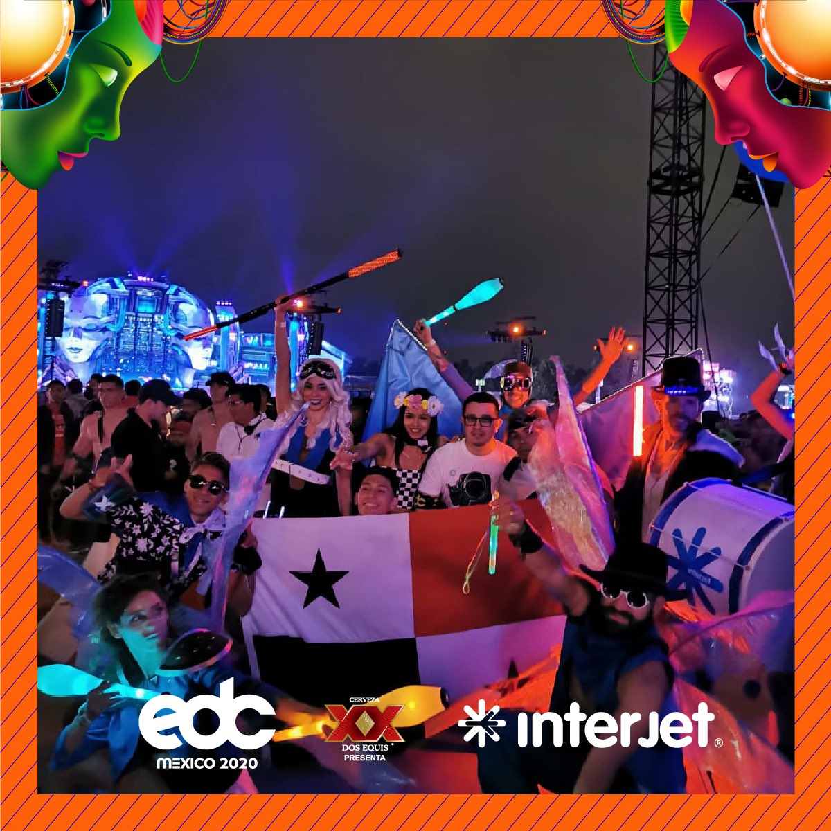 interjet's tweet photo. Los beats y la fiesta no pararon en toda la noche 😎 #InterjetEDC https://t.co/OUjxLyY285
