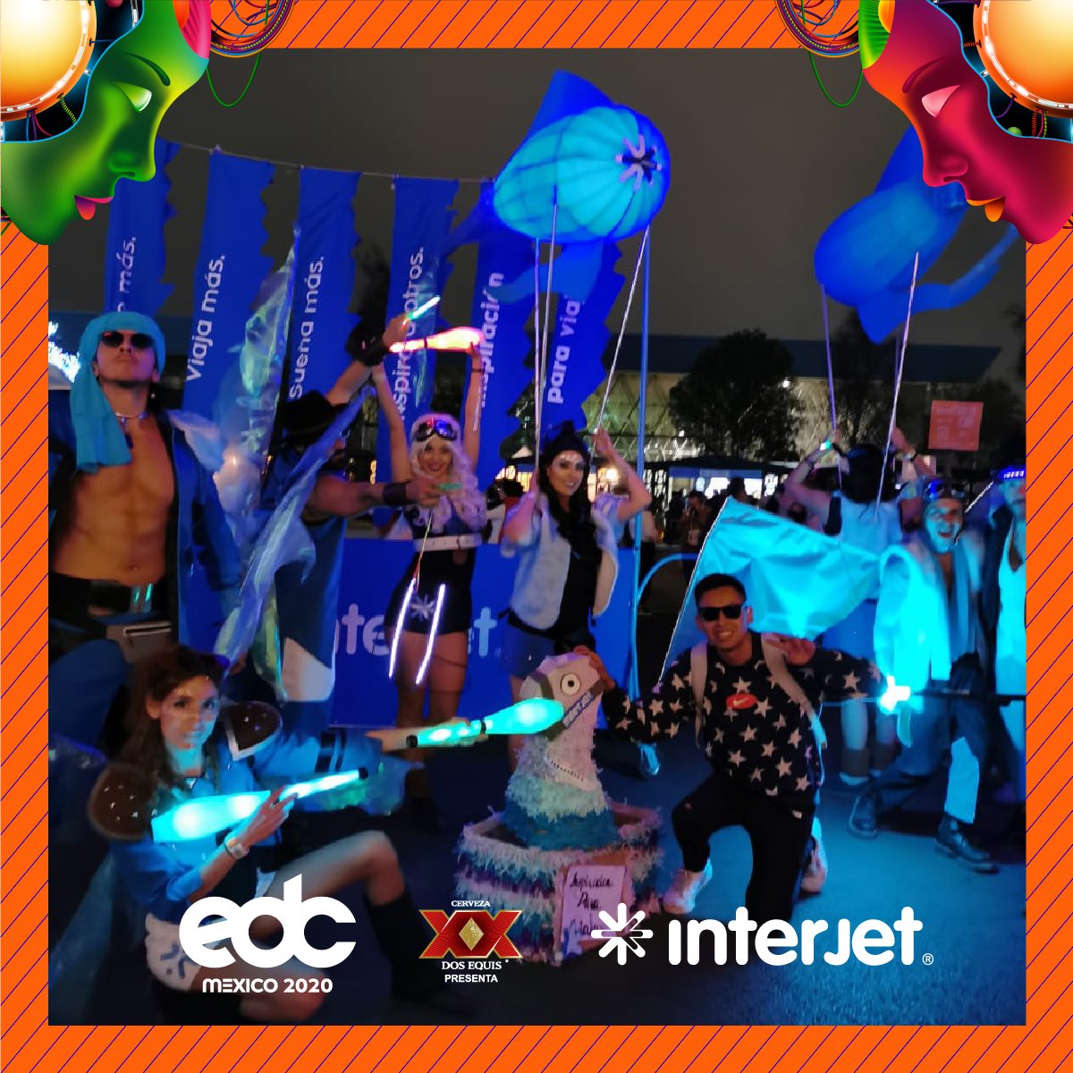 interjet's tweet photo. Los beats y la fiesta no pararon en toda la noche 😎 #InterjetEDC https://t.co/OUjxLyY285