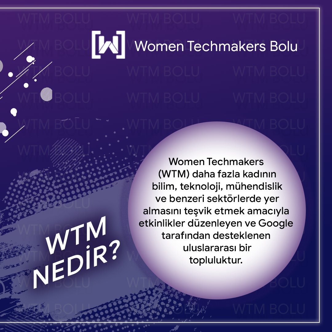 wtmbolu's tweet photo. IWD' 20 Bolu için geri sayım başladı ✨🎉 https://t.co/aid5nkSqe7