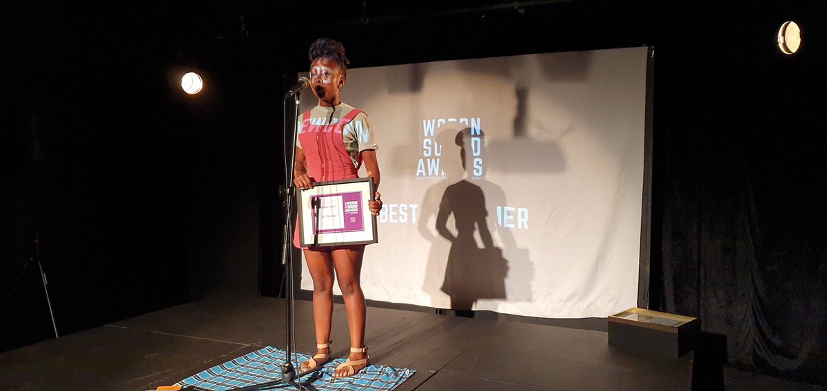 WordNSound's tweet photo. Congrats to our first 3 winners;
- @soetry_sa: Poetry League Champion 
- @noxolodesire: Best Newcomer
- @KMguzulo: Poet of the Year
#WNSAwards https://t.co/hrujRfTsG6