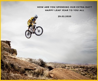 How are you spending your “extra day”? Time to get out and start training for the #RyedaleRumble? Don’t worry, you won’t have to do any leaping.
⭐️
We look forward to seeing you on 28th June 2020.
⭐️
#boltbybank #blakelybank #chimneybank #cyclingsportive ift.tt/2PwEpzO