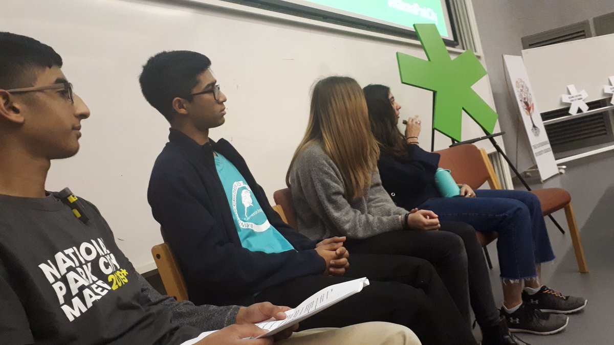Our young panel asked for a lot more activity in primary schools to help child connect with nature more at an early age. @cameron_b_trust <a href="/Kaulofthewilduk/">Kabir Kaul</a> <a href="/Action4Conserv/">Action for Conservation</a>