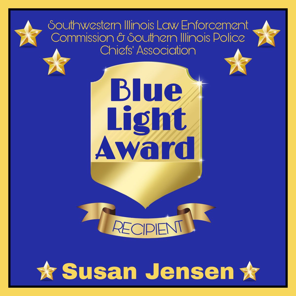 Vote_S_Jensen's tweet photo. 2002 Susan Jensen was awarded the Blue Light Award.
"This is given to law enforcement professionals who have distinguished themselves throughout a long career and provided a role model for those who might choose law enforcement as a career," Chief David Bradford https://t.co/L5Rztu6m3A