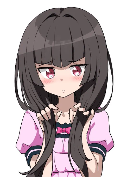 髪下ろした調ちゃん 