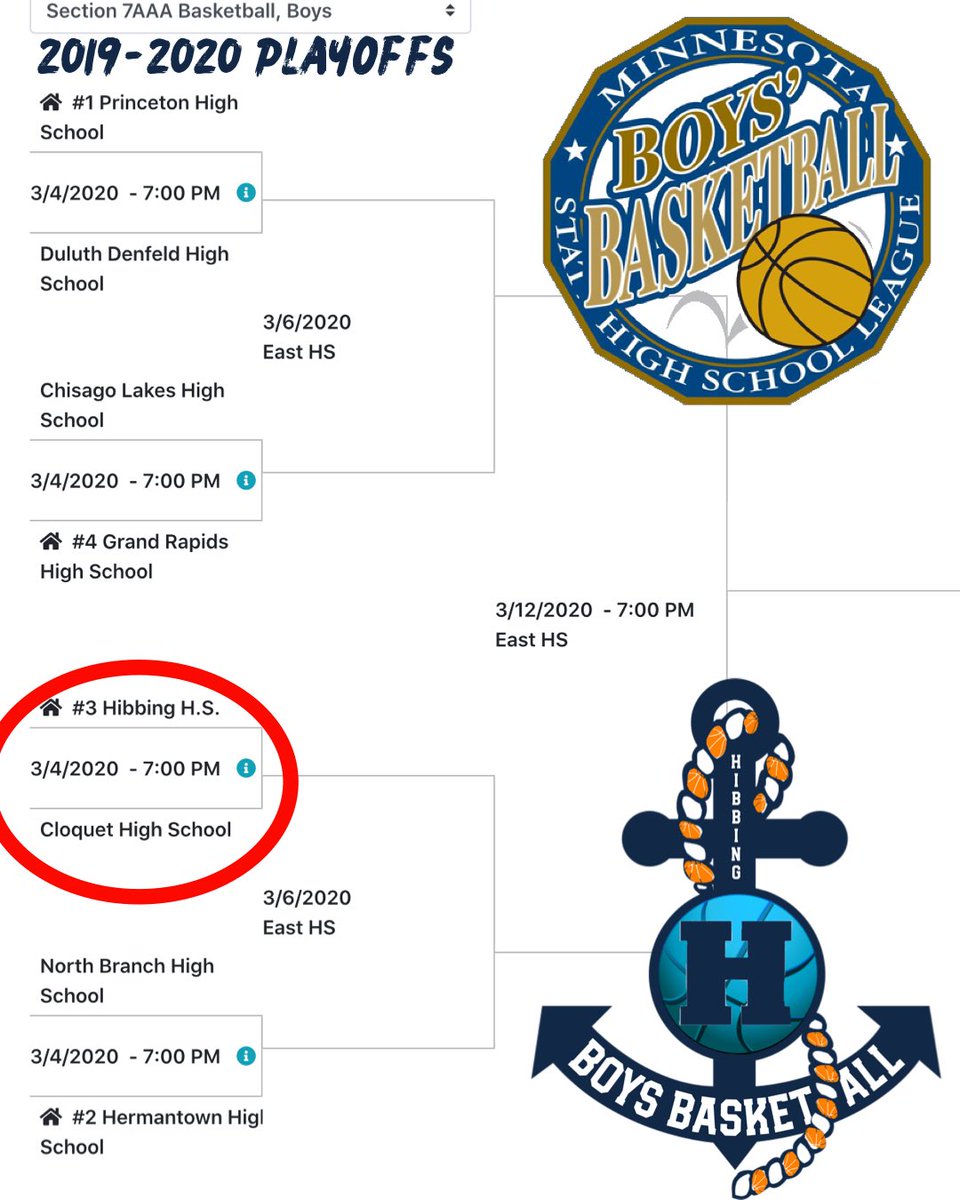 BluejacketBBall's tweet photo. It’s Hibbing at home against Cloquet on Wednesday at the Linc!
This is what we have worked for!
Come on our and watch us work!
#HHS
#bluejacketbasketball🏀
#Playoff2PlayON https://t.co/1tBkCpQzM9