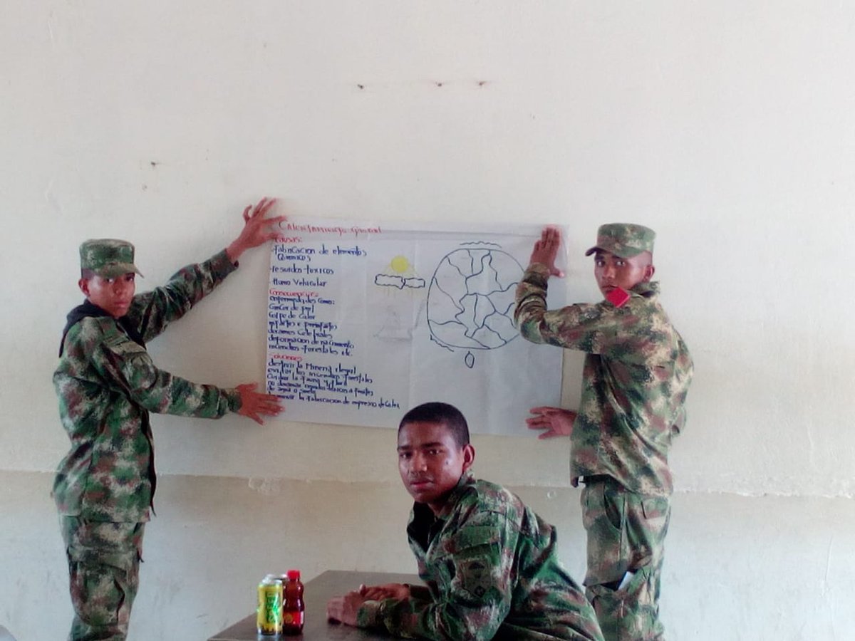 RuthRamrezOspi1's tweet image. Desde @SENA_Antioquia CTPGA brindamos #formacióncomplementaria en Inducción a los Sistemas de Gestión Ambiental a los soldados del @COL_EJERCITO     #SomosSENA