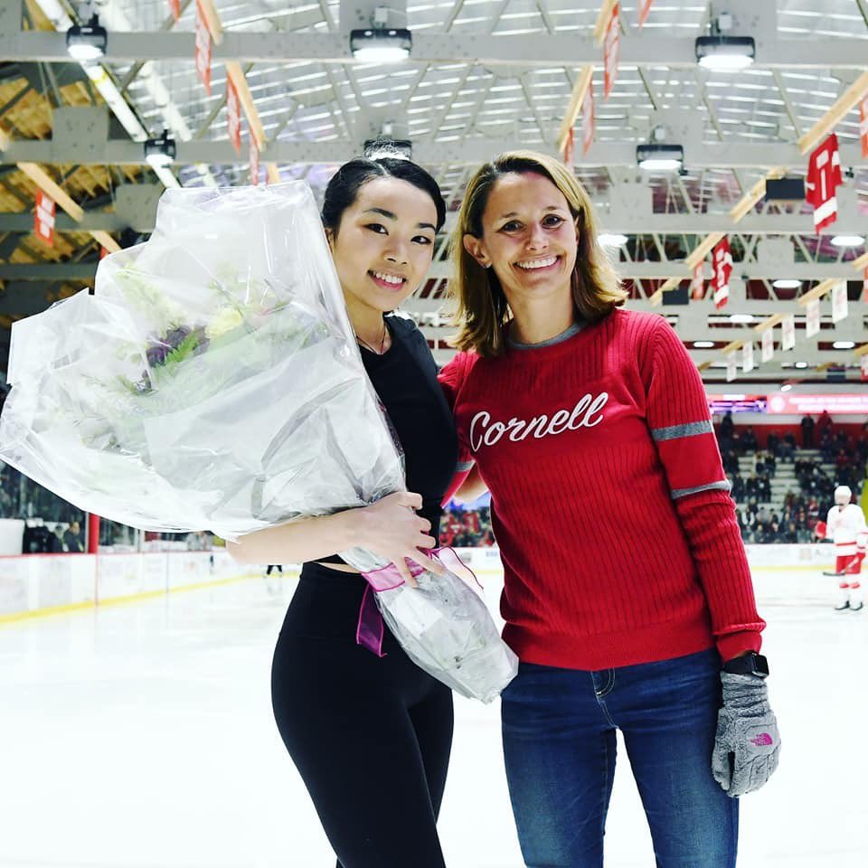 John Cawley (@cawley_john) on Twitter photo During an intermission in last night’s @CUBigRedHockey game, <a href="/CornellCHE/">Cornell Human Ecology</a> freshman (& Olympic figure skater) Karen Chen <a href="/Karebearsk8/">Karen Chen</a> performed brilliantly and then received a bouquet of thanks from <a href="/RDunifon/">Rachel Dunifon</a> During an intermission in last night’s @CUBigRedHockey game, <a href="/CornellCHE/">Cornell Human Ecology</a> freshman (& Olympic figure skater) Karen Chen <a href="/Karebearsk8/">Karen Chen</a> performed brilliantly and then received a bouquet of thanks from <a href="/RDunifon/">Rachel Dunifon</a>