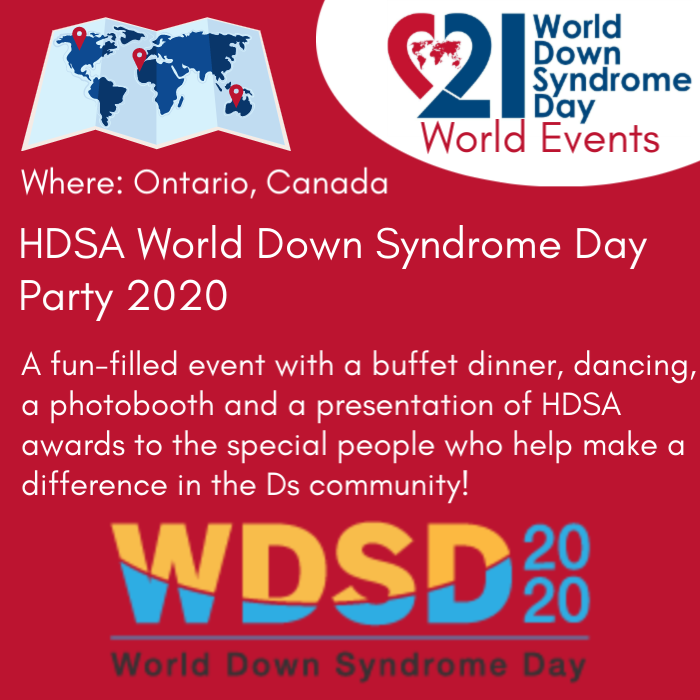 WorldDSDay's tweet photo. Find a World Down Syndrome Day event near you on our World Events page: https://t.co/oSoTAvV0jr

Don't forget, you can also submit your own event to share with the world.

#WorldDownSyndromeDay #WDSD20 https://t.co/RIWGLIpzxo