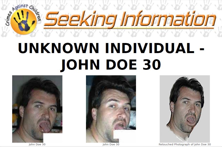 Fbi On Twitter Help The Fbi Find John Doe 30 Who May Have