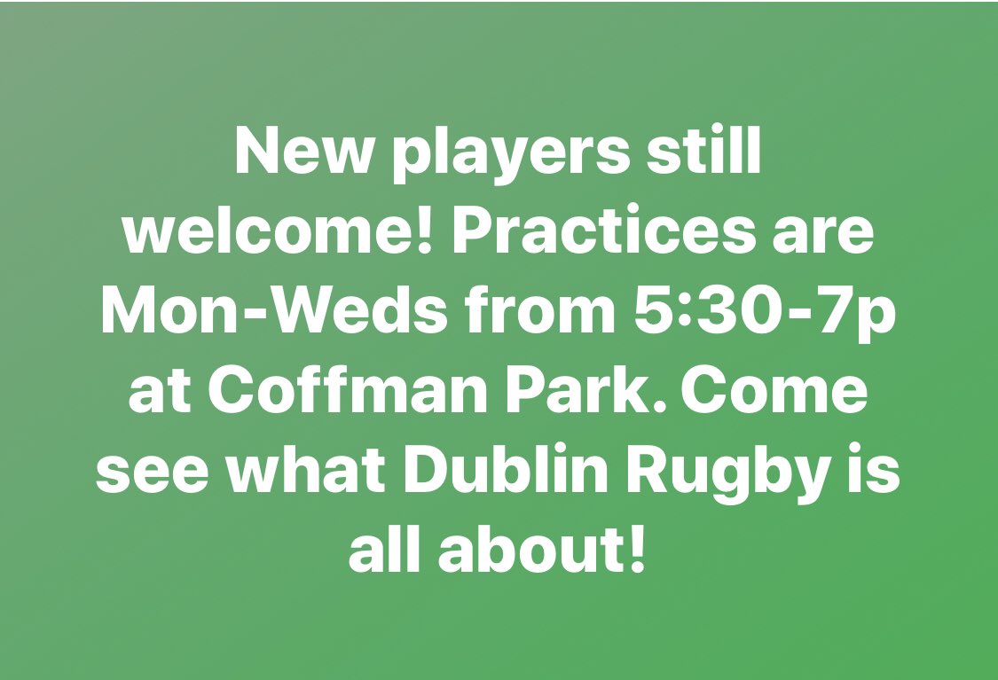 Dublin OH Rugby tweet media