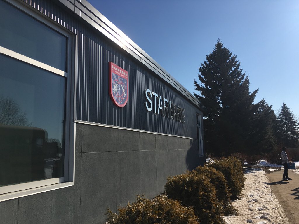 JenJohnson0018's tweet photo. Monroe 5th Gs go on a 5 day simulated mission to Mars, design living pods, rovers &amp; wind turbine blades using #tinkercad, program robots to fulfill missions, test their wind turbine blades for effectiveness &amp; so much more at STARBASE MN! #AHSchools #thisismonroe #STEM #Osobots https://t.co/NeWnHid63x