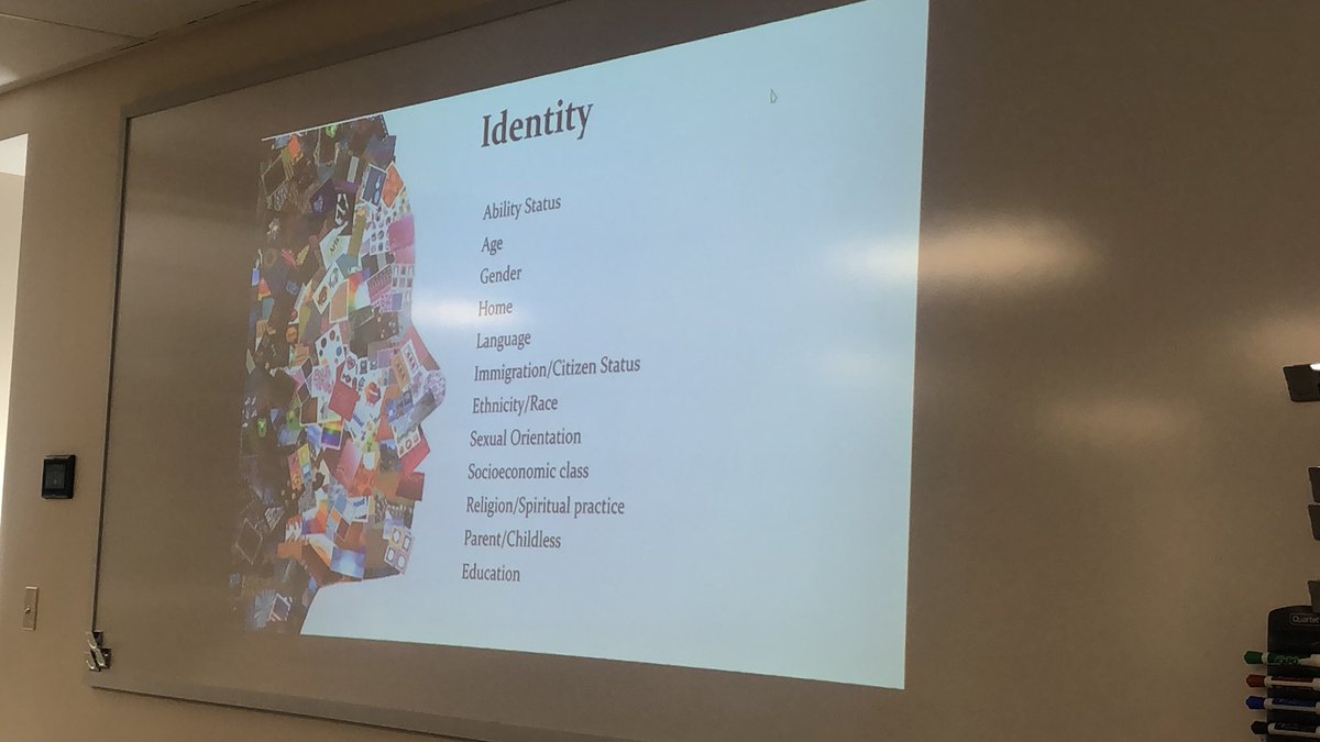Answer each of these items. Then, one by one, cross off one item that has the least impact with how you operate in the world. What is your last item left? #INCLC