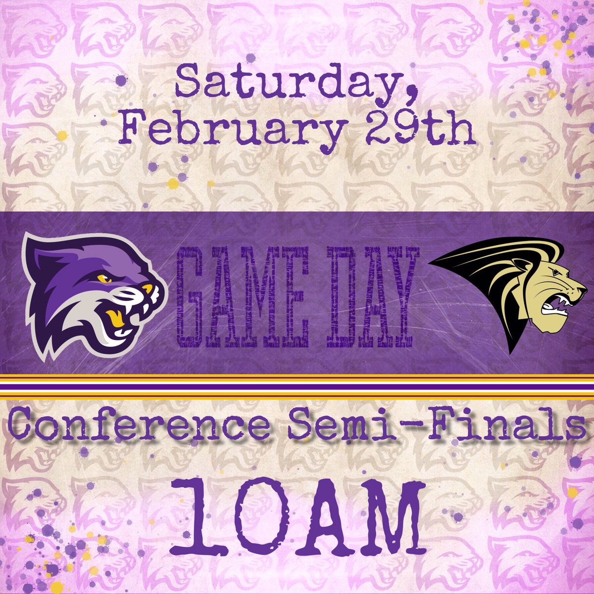 Another playoff game day! D4 takes on Lindenwood Black in the Conference Semi-Finals this morning. 
#PurpleReign