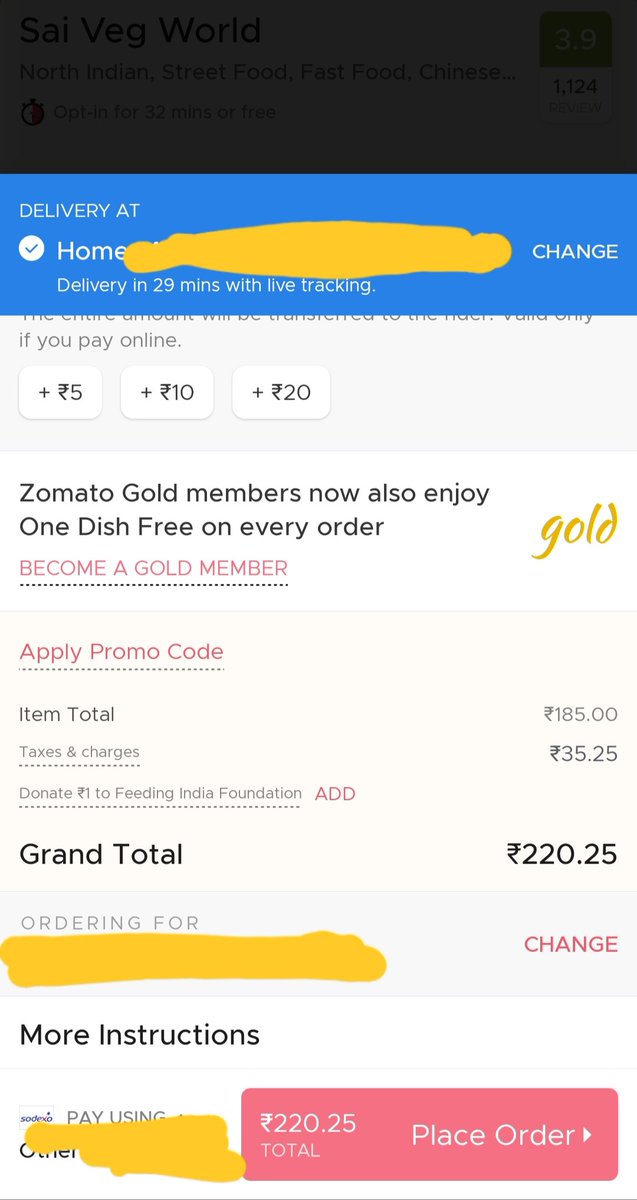 priyankd3's tweet photo. @Zomato @ZomatoIN 
Why is there a difference in list price of the product .. Rs 35 additional on an item of 150 + additional ~30 Rs on delivery... doesn't the customer has a right to know how much additional is charged by a food aggreagtor #customerservice #customerexperience https://t.co/hEmYYYoTVQ