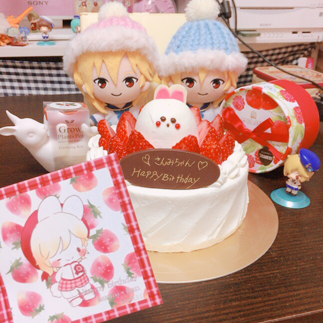 み、みて〜〜、、!!!!しまちゃんがお祝いしてくれたの、、???本当にありがとうありがとう〜〜???? 
