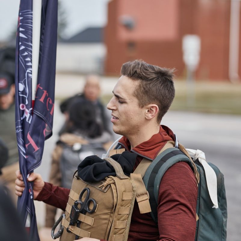 GORUCK's tweet photo. "I decided to do a GORUCK event because what better way to learn how to ruck than just to do it. Bragg happened to be the first event coming up. " Read the full story from #GORUCKNation: "Go Bragg or Go Home" - https://t.co/2ONnS2JmwS. | #GORUCK #BraggHeavy #RuckUp https://t.co/a7yMhCGI23