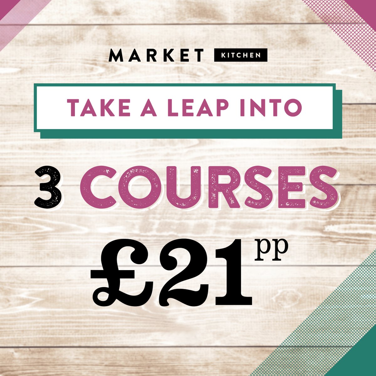 HuntsMarriott's tweet photo. We're leaping into 2020 with our 3-course set menu! Book to enjoy yours now. 

➡️ https://t.co/X2S3hB9TcD

#LeapYear #WinterWarmer #BritishClassics #3-Courses #Food #Dine #MarketKitchen https://t.co/DSYS19rDxh