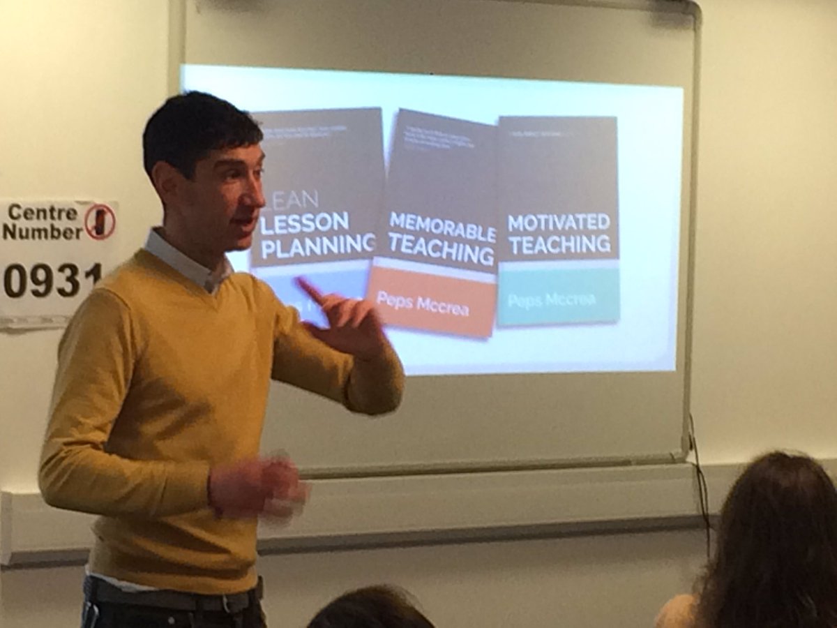 <a href="/PepsMccrea/">Peps</a> supporting our <a href="/_ExpertTeacher/">Expert Teacher Programme</a> group in the role of teachers in translating the science of learning into the classroom. New book exploring motivation in teaching and learning out soon.