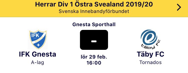 IFKGnestaHerr's tweet photo. GAMEDAY!💙
Idag tar vi emot serieledarna Täby FC hemma i Sporthallen vid 16:00! Se till att vara på plats och stötta laget till viktiga poäng i slutspurten av serien! #ForzaIFK https://t.co/AZGCGmufid