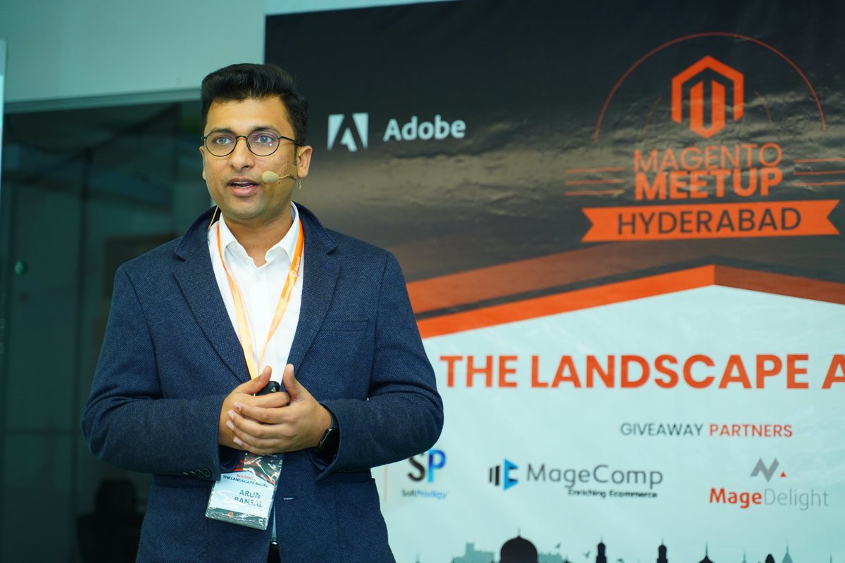 i95Dev's tweet photo. Magento Meetup Hyderabad 2020 Update: @i95Dev
With a list of take away points #MagentoMeetup
@arunbansal spoke about scalability for Magento!
#i95Dev #mmhyd #Magento #MeetMagentoHYD #MagentoCommerce #Adobe https://t.co/wy3vFmbl0i