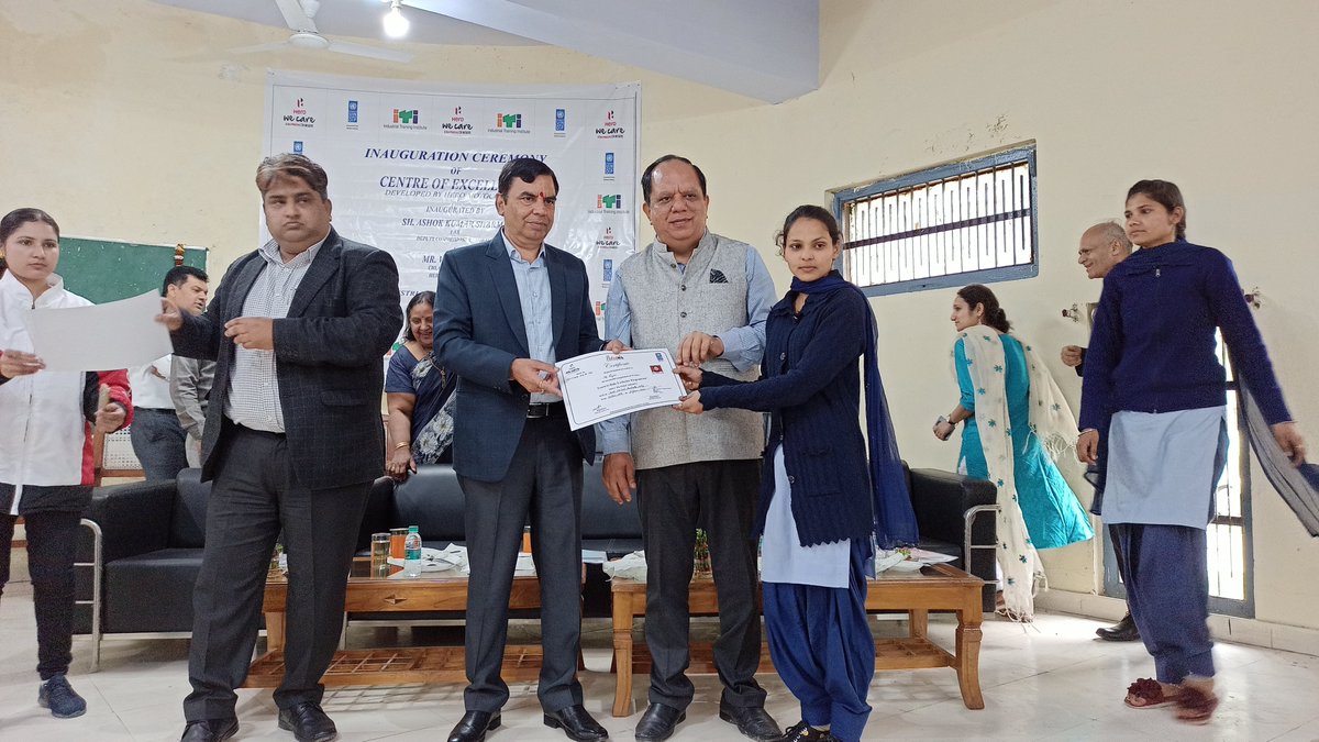 A world-class Centre of Excellence got inaugurated at Women ITI Ambala for skilling youth through the '2-Wheeler Service Technician Program' for enhancing career opportunities in the automobile industry. #CSR #SkillingIndia #Haryana <a href="/HeroMotoCorp/">Hero MotoCorp</a>
