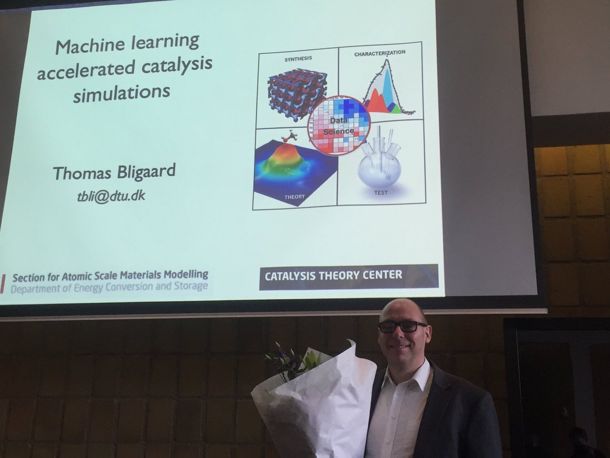Excellent inaugural lecture by Prof. Thomas Bligaard 👍Fantastic to have such a capacity as part of ⁦@DTU_CatTheory⁩ and the #AsmDTU Section ⁦<a href="/DTUEnergy/">DTU Energy</a> 🙌🏻⁩