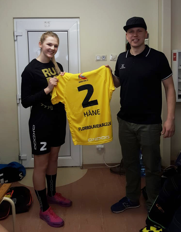 Paaugstinājumu uz virslīgas komandu izpelnījusies Daniela Dafne Hāne #KopāMēsEsamLabākie #florbols #floorball #oxdog #otherswillfollow #florbolaveikalslv