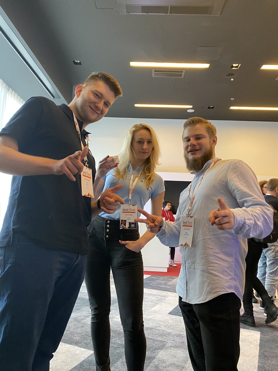 Maciej Wyrodek - ITea Morning (@maciejwyrodek) on Twitter photo DevOwls together <a href="/JavaGirlPL/">JavaGirl Emilia Lendzion-Barszcz</a> <a href="/michal_sle/">Michal Slezak</a> <a href="/automatingguy/">Michał Krzyżanowski</a> #testfest DevOwls together <a href="/JavaGirlPL/">JavaGirl Emilia Lendzion-Barszcz</a> <a href="/michal_sle/">Michal Slezak</a> <a href="/automatingguy/">Michał Krzyżanowski</a> #testfest