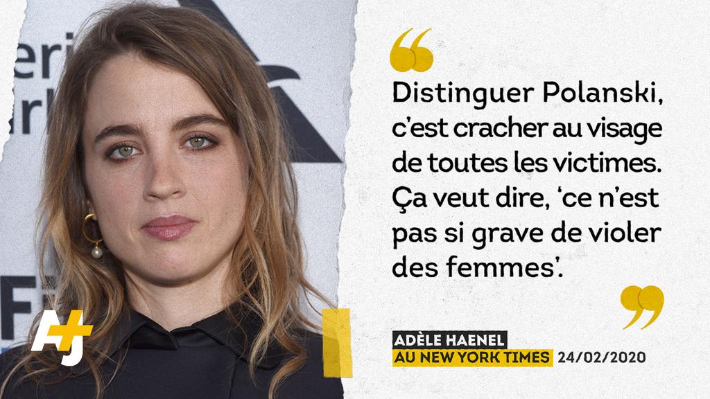 Ce n'est pas Polanski la victime, ce sont toutes les femmes qu'il a violé. Donner à Polanski un César c'est soutenir son influence, l'influence qui lui a permis d'abuser de toutes ces jeunes filles et femmes. Polanski est un artiste mais c'est avant tout un criminel. #LaHonte