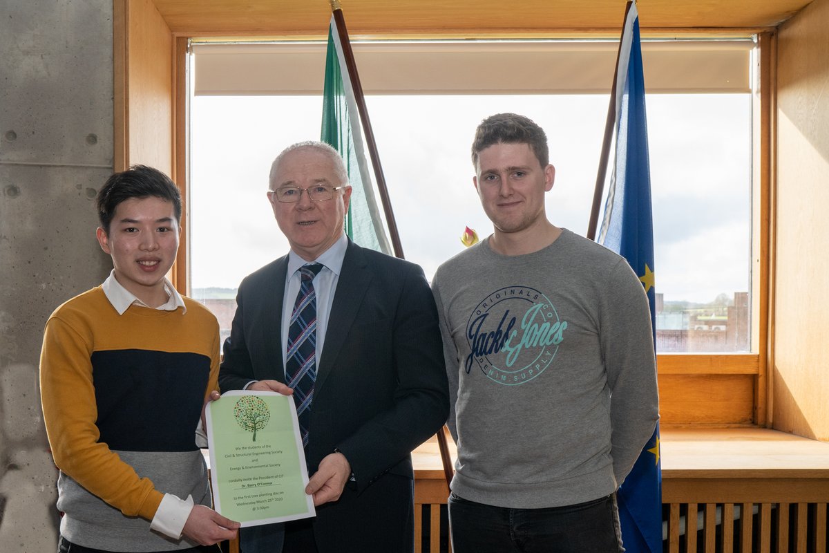 NiamhPower18's tweet image. Very proud of my @cit_civil Structural Eng students who launched the 1st tree planting day on March 25th @CIT.ie with an invitation to the President of CIT yesterday. Great to see two societies working together @cit_struct_soc and the energy &amp;amp; environment society #STEMCIT