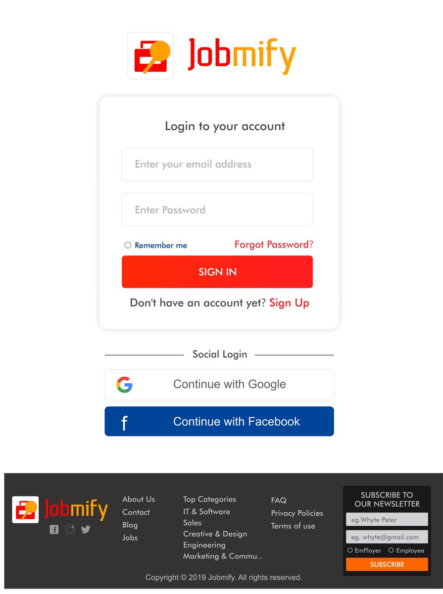 hiwhyte's tweet image. official jobmify UI made by @whytecode
jobmify.com
#whytecode #findjobs #jobmify #100DaysOfCode #CodeNewbies #uidesign #uxdesign #figma