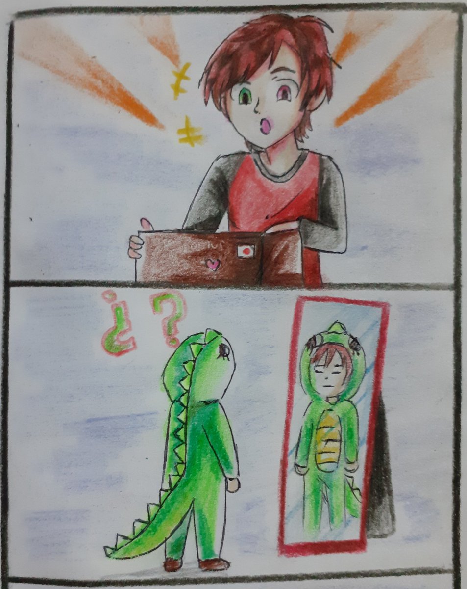 Im_BonnieK's tweet photo. Un Reptil con otro traje :3 
Se me ocurrio hacerle con su skin de Mini world...
Espero que les guste
@Raptor24_ ❤ https://t.co/XfzkvAwf1w