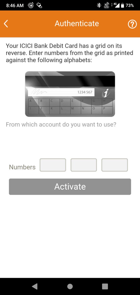 UkaliShiva's tweet photo. Worst experience with ICICI mobile banking application and relationship manager. My account still not active even after 13 days.
Showing enter numbers against alphabet bt where are alphabets? https://t.co/4WvWDYGoGS