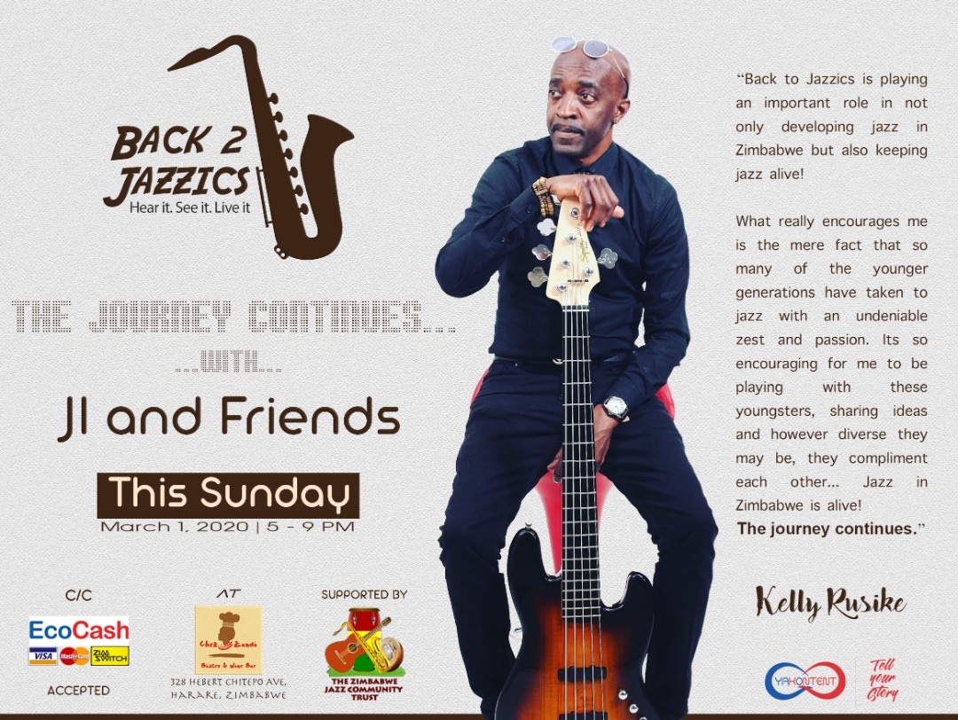 When Jazz speaks it can heal your soul, serenade the emotions &amp; romance the ear #Back2Jazzics this Sunday with Kelly Rusike. 

#TellYourStory