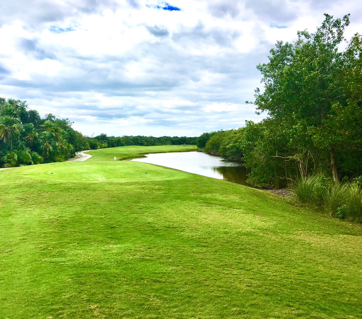 Hole 1 Lakes <a href="/PalaceResorts/">Palace Resorts</a> #mexico 🇲🇽