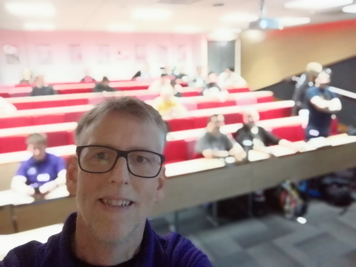 richardfennell's tweet photo. One minute to go to my session on GitHub Actions #dddnorth https://t.co/dEw3bW63Bz