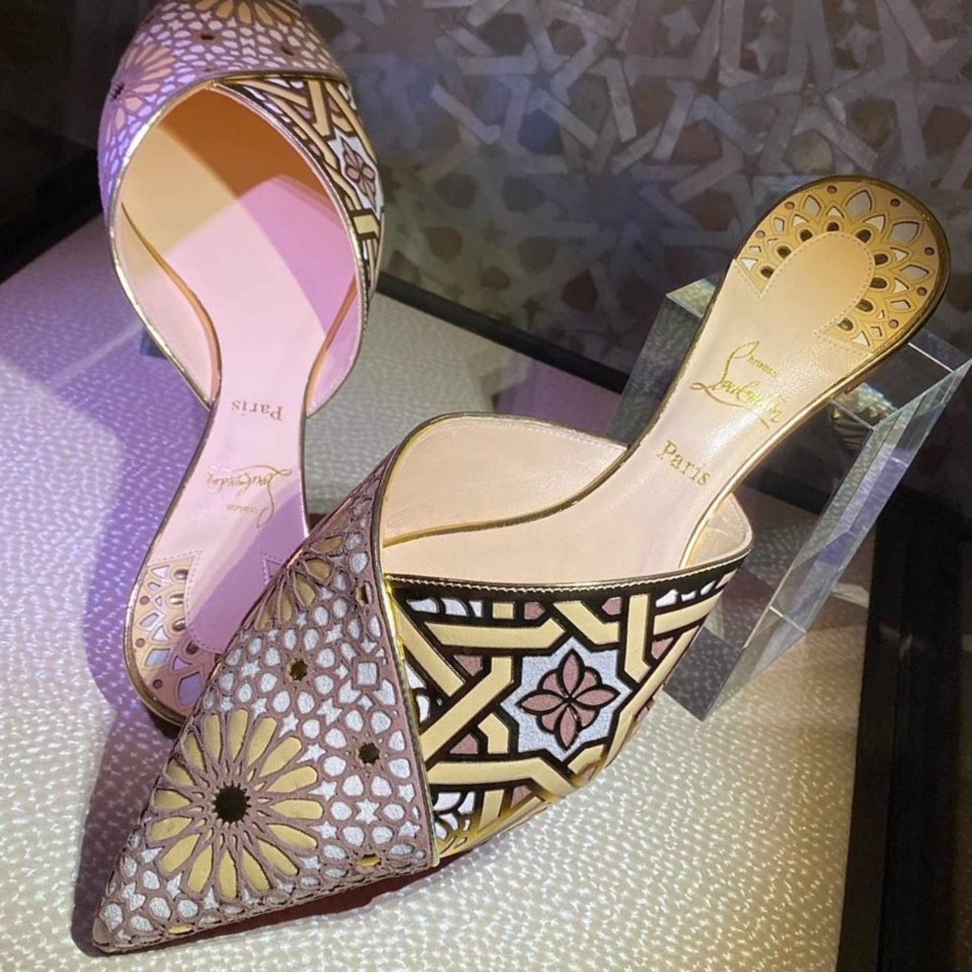 Louboutin babouche best sale