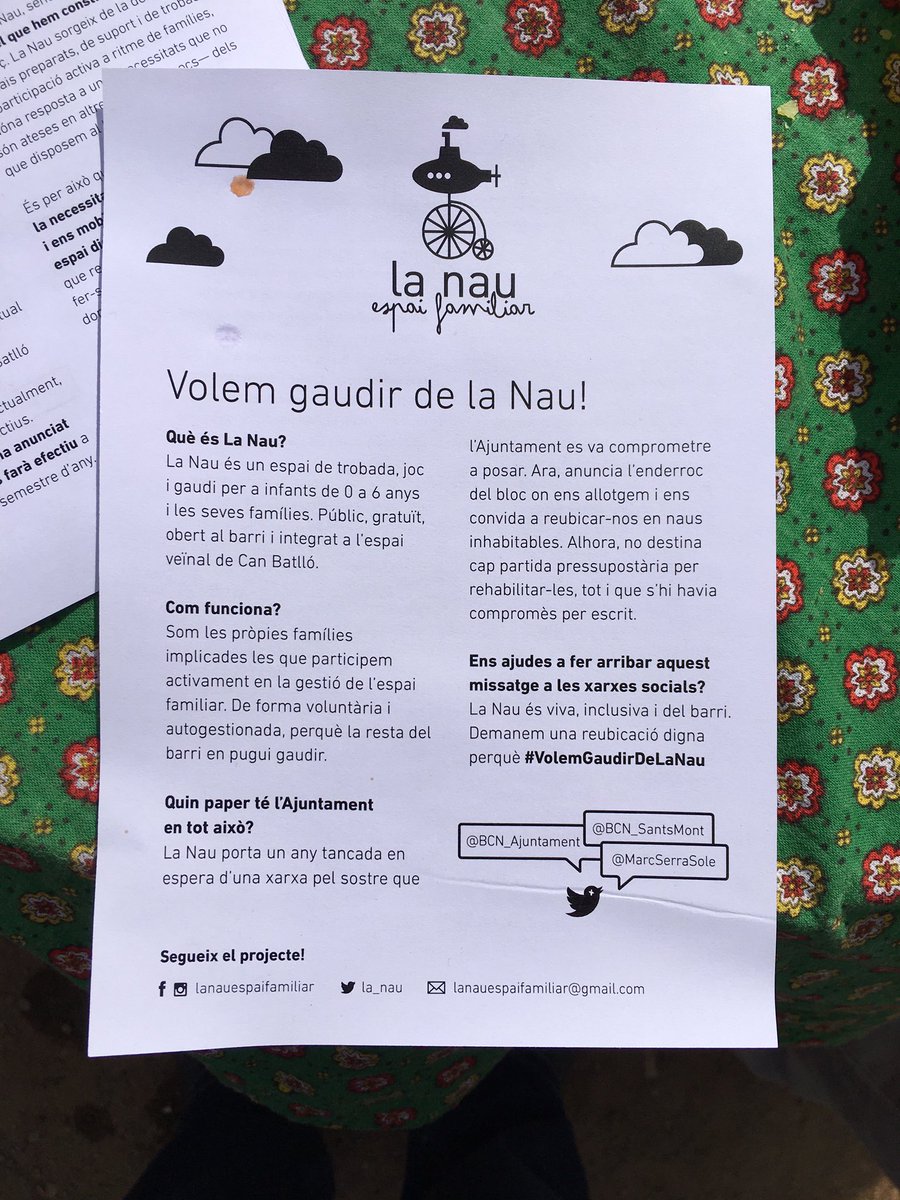 goelro1920's tweet photo. La nau és del barri

 #VolemGaudirDeLaNau https://t.co/vDqX01HPYv