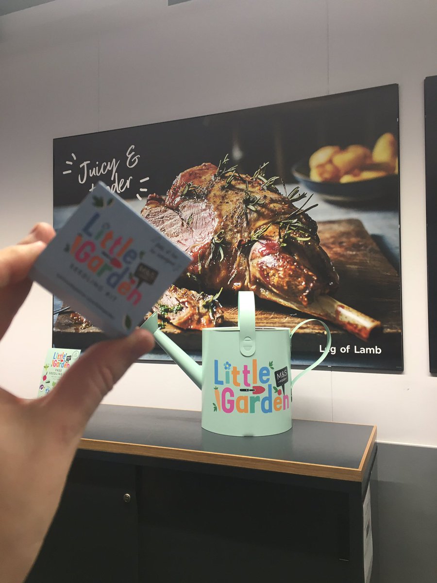 GainsInBloom's tweet photo. Lovely idea in Marks &amp; Spencer 🌱 

With 12 seeds to collect and grow, ranging from vegetables and herbs to flowers, pick up a free seedling kit when you spend £20 in the Foodhall at Marshall’s Yard 🌷 

Which one will you get? #LittleGarden #gainsborough #inbloom #marshallsyard https://t.co/RKUIdcMLBu