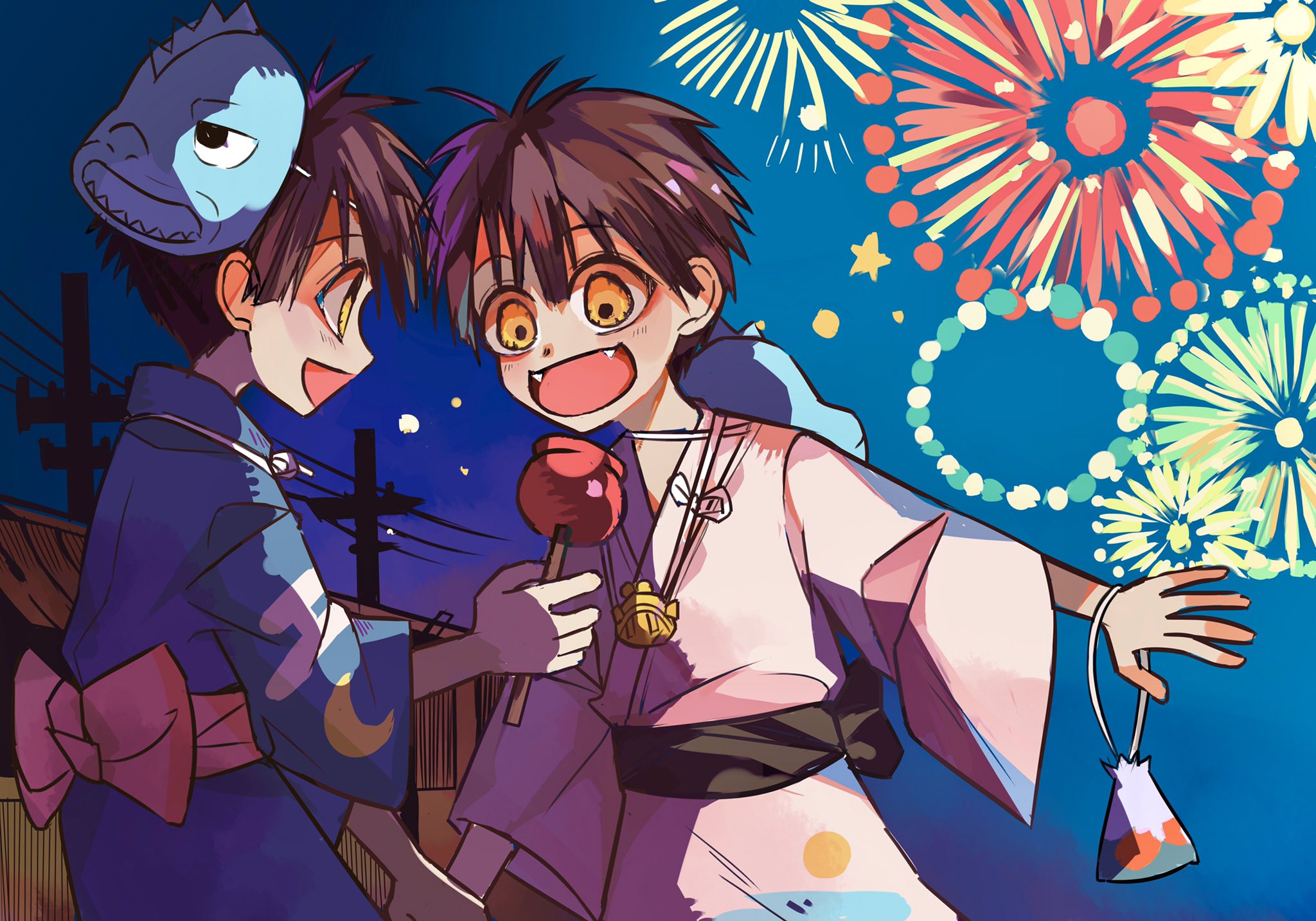 アリシア on Twitter: "#つかあま #地縛少年花子くん 夏祭りに行こう ...