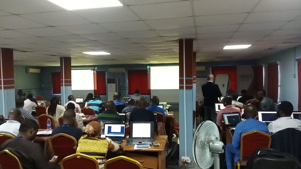 ISACALAGOS149's tweet photo. Happening now!!! ISACA Lagos Chapter Auditing Active Directory Training.
#ISACA50 #Audit #Activedirectory #ISACALAGOSCPE #microsoft https://t.co/KFdPJGq9Qy