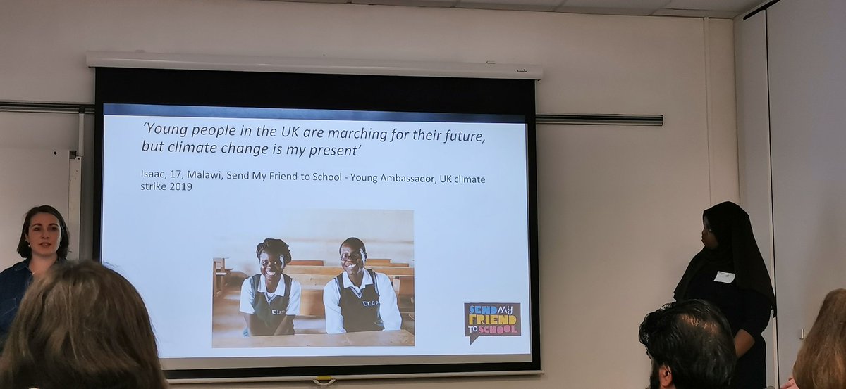 luce_181's tweet image. Great workshop from @sendmyfriend Send My Friend To School campaign about the impact of #ClimateChange on access to education around the world, #internationalsolidarity #RightClimateToLearn