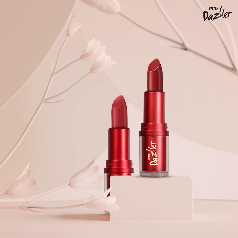dazllerindia's tweet photo. Make a statement with pigmented red lipsticks by Dazller!
#Dazller #EyetexDazller #DazllerCosmetics #DazllerWomen #DazllerLipstick #Makeup #EyetexDazllerCosmetics #BeautifulYou https://t.co/cEClviqfWP