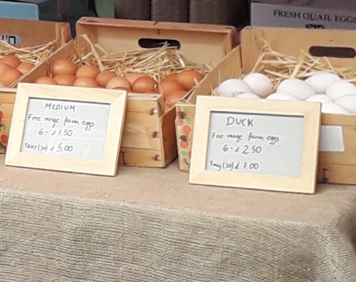 Duck down to Electric Avenue! #farmfresh duck eggs