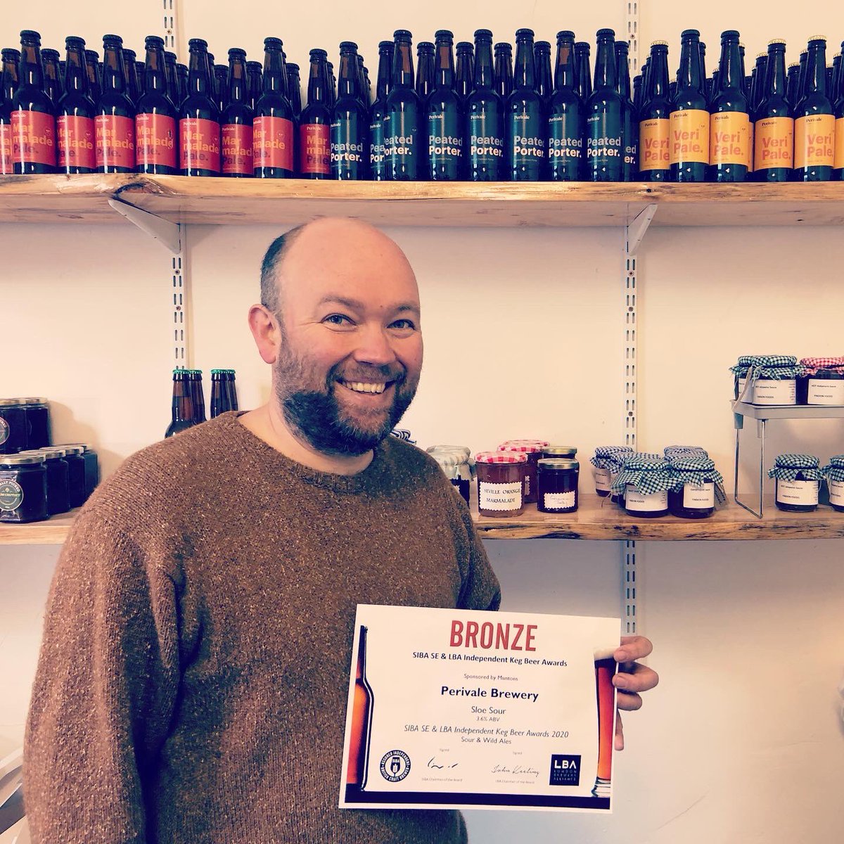 Very proud to say we won Bronze at <a href="/lovebeerlondon/">LoveBeerLondon</a> 2020 for Sloe Sour. Come celebrate with us today! 🥉