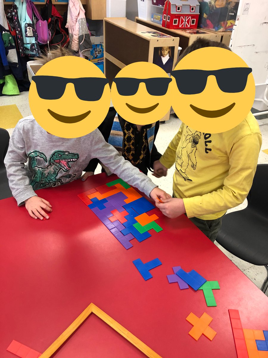 mslupoteaches's tweet photo. Pentomino fun! Working on spatial awareness! #gandynumeracy #gandyfdk https://t.co/YXDMQJDDVp