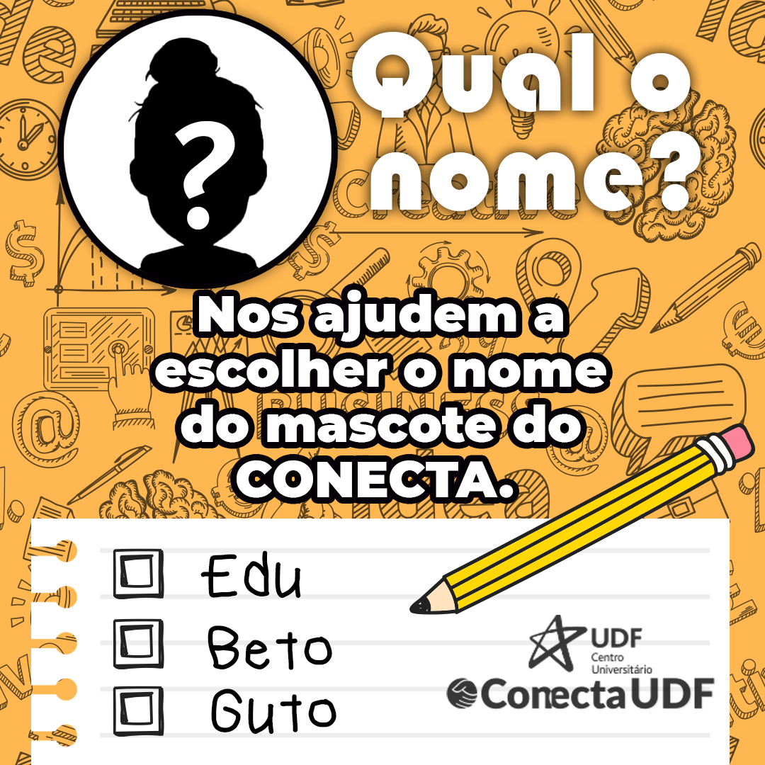 conectaudf's tweet photo. Qual será o mais votado? Nos ajude a escolher o nome do mais novo mascote do Conecta! São 3 opções: 
EDU, BETO e GUTO. https://t.co/lHa6mVyZvc