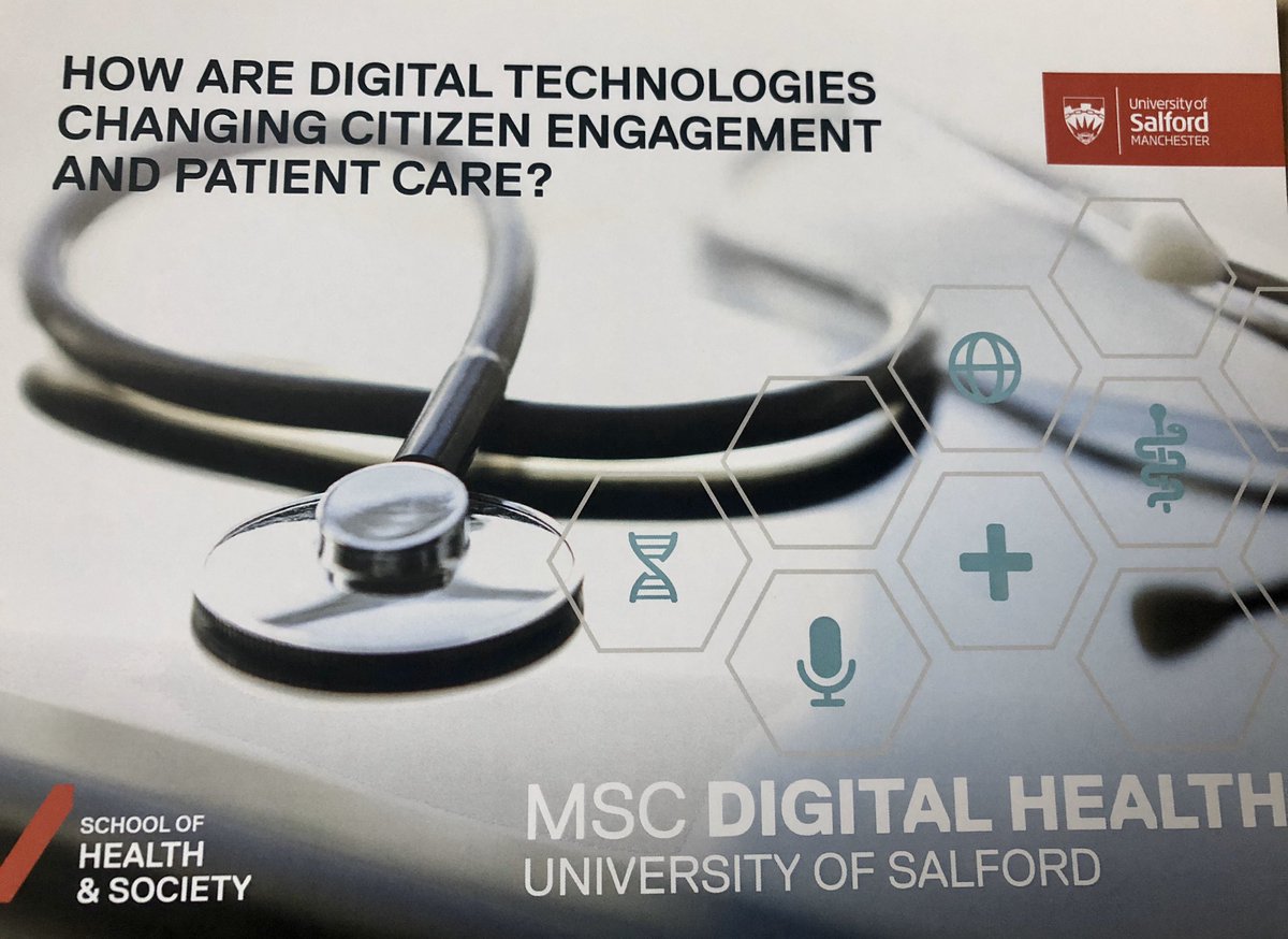 Digital Health (@uosdigihealth) on Twitter photo Thinking about studying for a masters degree? Interested in the various ways new technologies are shaping #society, #health and #social #care? <a href="/UoS_HealthSoc/">UoS Health & Society</a> we provide #masters in #digitalhealth and #digitalsociety <a href="/MScDigiSociety/">Digital Society @SalfordUni</a> See <a href="/tom_redshaw/">Tom Redshaw</a> <a href="/cristinavas/">Dr Cristina Vasilica</a> for details Thinking about studying for a masters degree? Interested in the various ways new technologies are shaping #society, #health and #social #care? <a href="/UoS_HealthSoc/">UoS Health & Society</a> we provide #masters in #digitalhealth and #digitalsociety <a href="/MScDigiSociety/">Digital Society @SalfordUni</a> See <a href="/tom_redshaw/">Tom Redshaw</a> <a href="/cristinavas/">Dr Cristina Vasilica</a> for details
