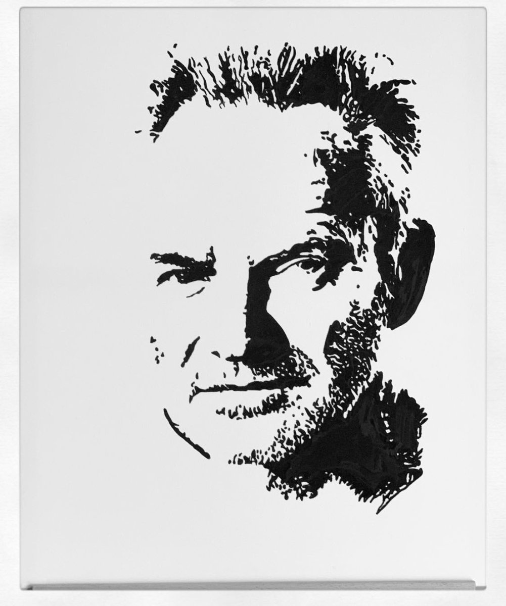 GallerySimons's tweet photo. #sting #musician #painting #abstractart #fineart #artwork #artoftheday #drawing #abstract #design #streetartberlin #contemporary #urbanart #modern #contemporaryart #artist #art #instaaart #modernart #kunst #künstler #canvas #art #blackandwhite #beautiful https://t.co/cH0eSEqnDS